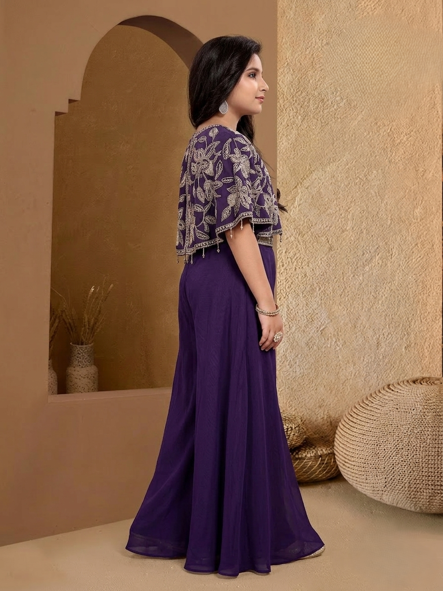 Girls Top with Palazzos