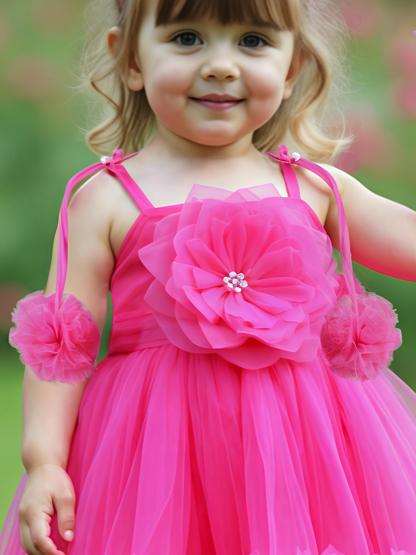 Pink Floral Frock