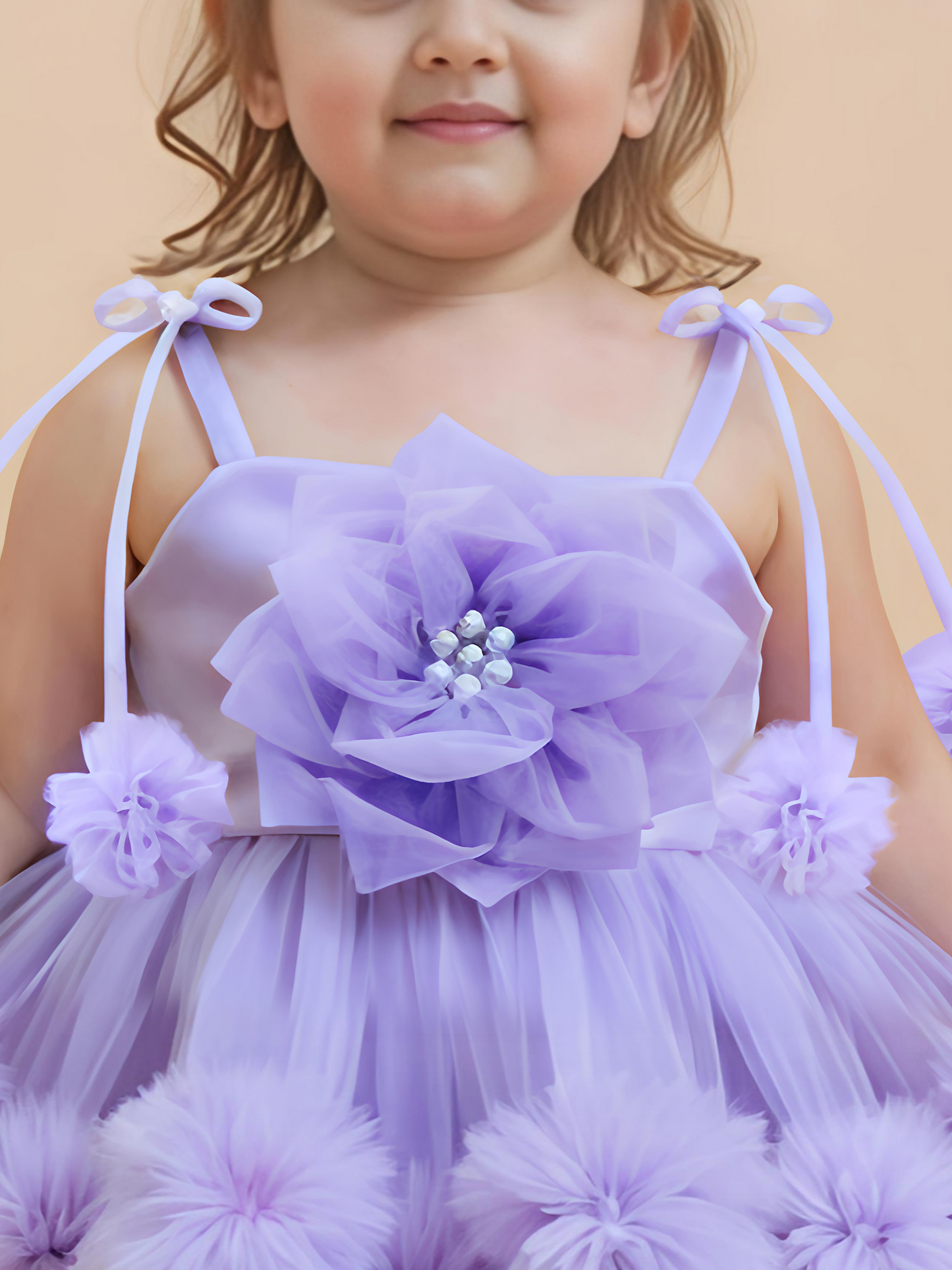 Navy Blue Floral Frock
