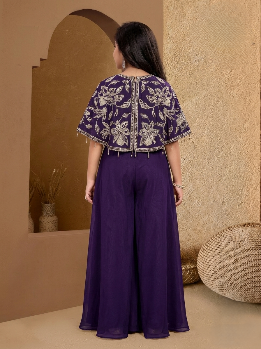 Girls Top with Palazzos