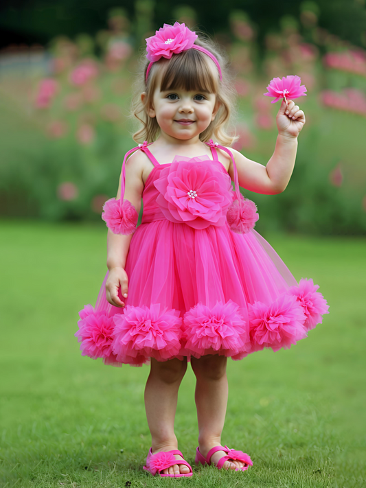 Pink Floral Frock