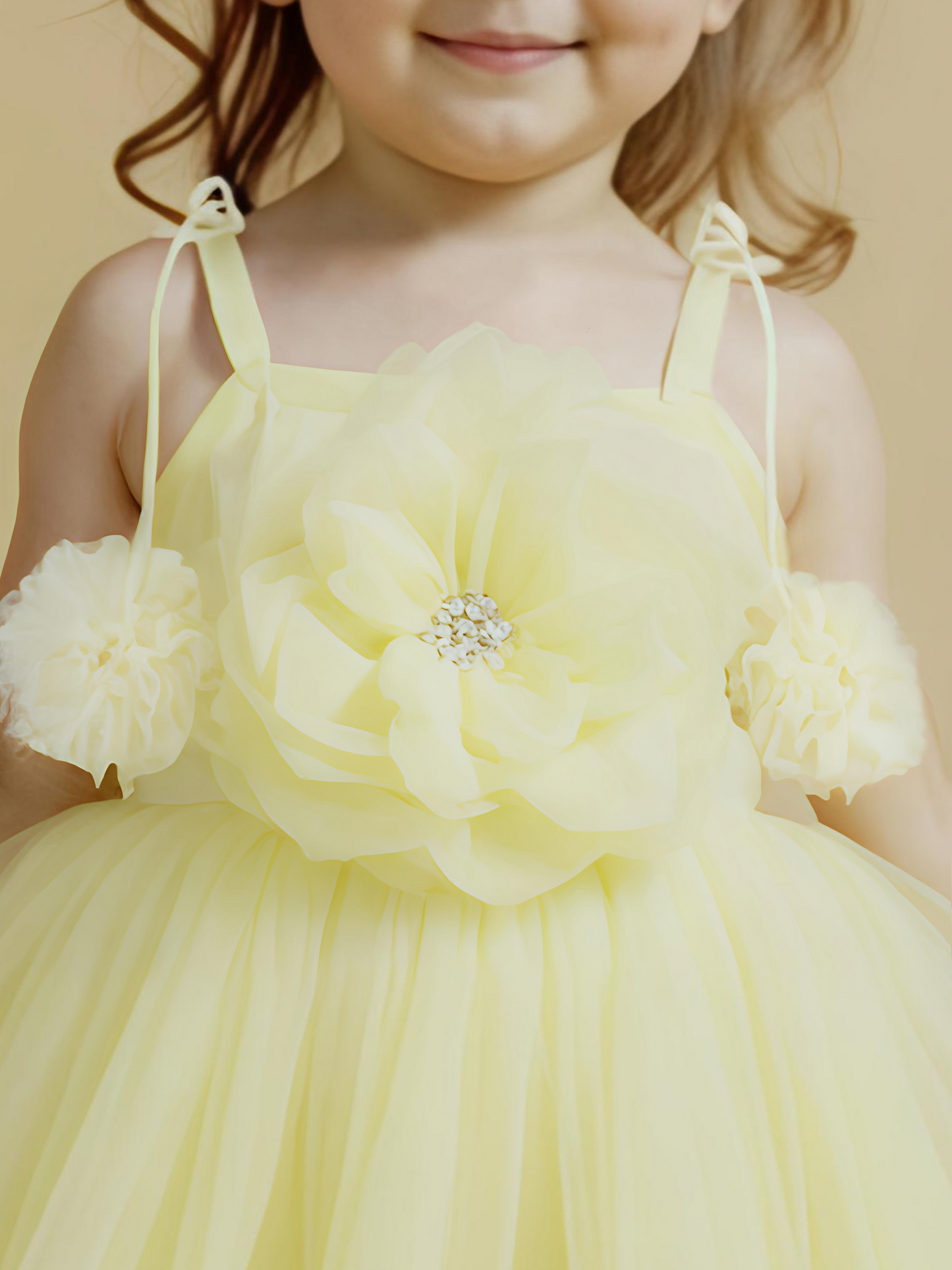Yellow Floral Frock