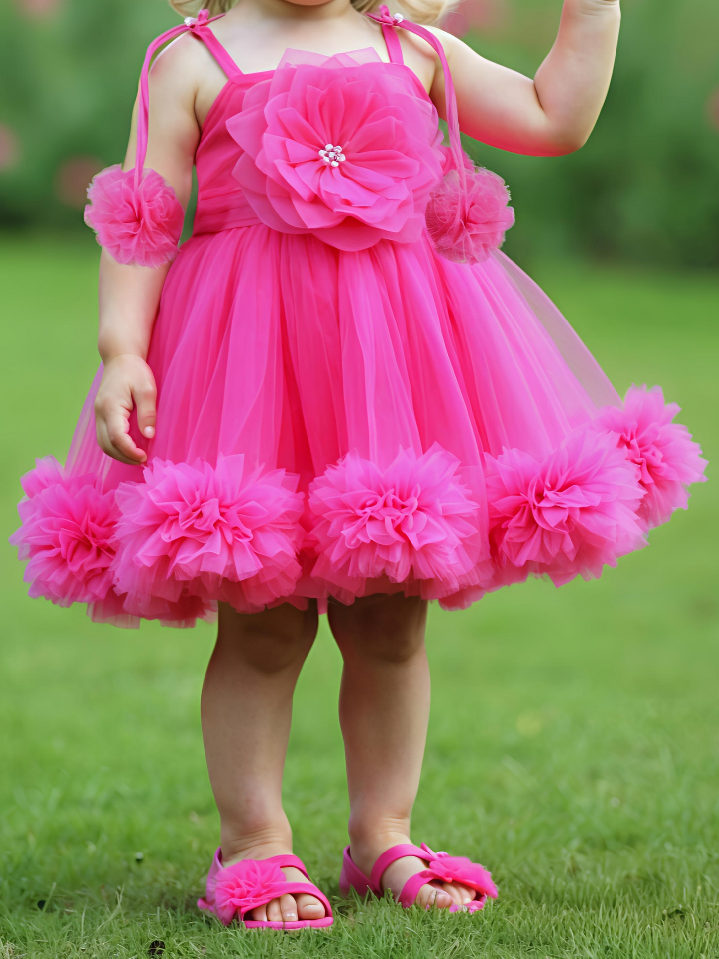 Pink Floral Frock