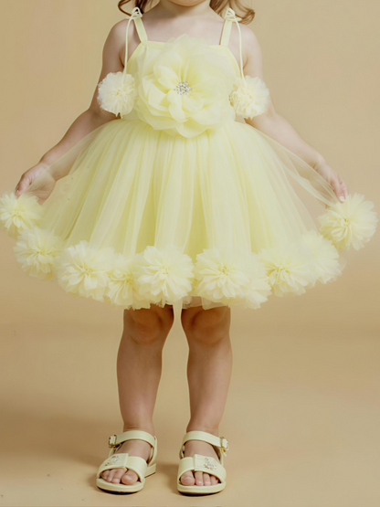 Yellow Floral Frock